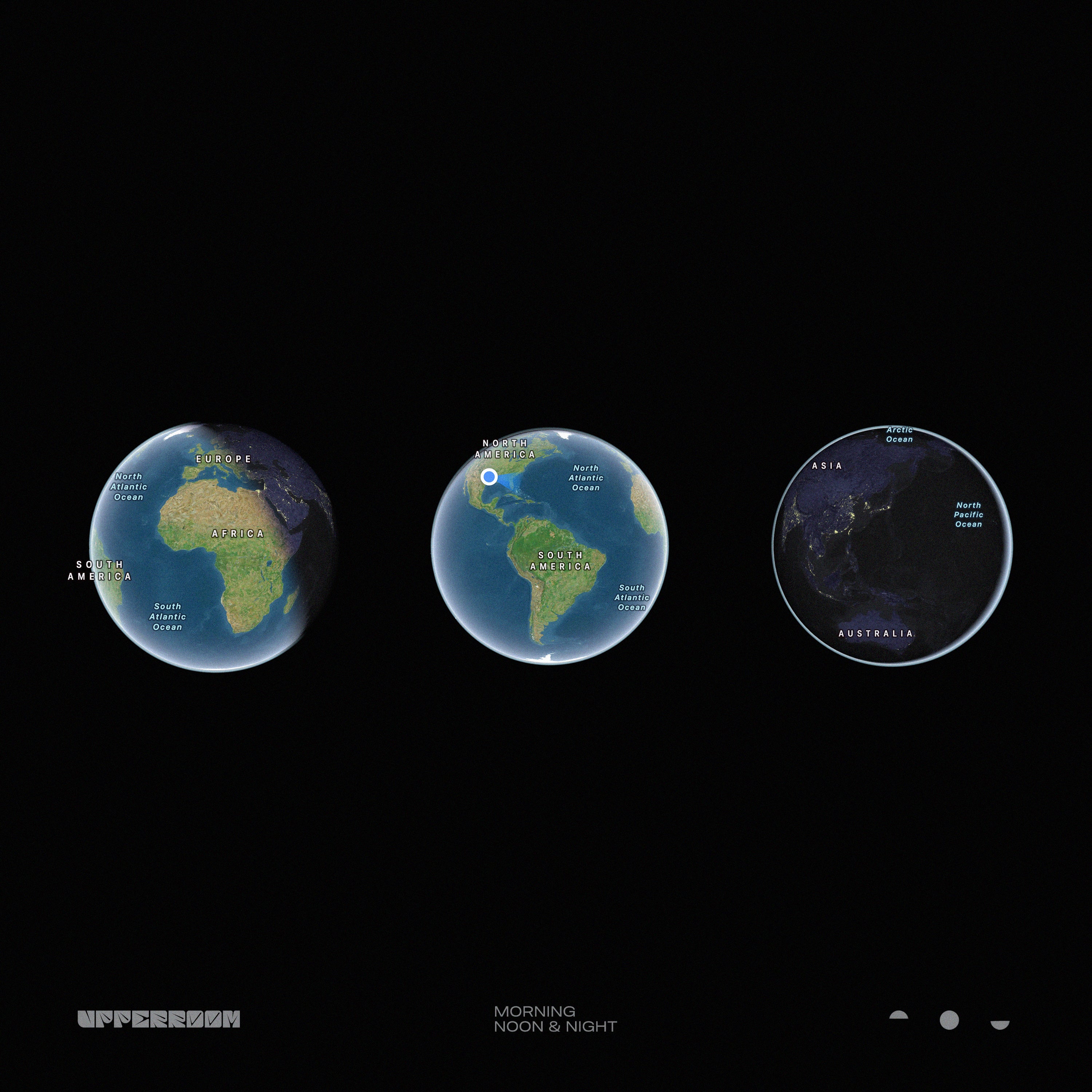 UPPERROOM: Morning Noon & Night Digital EP Cover